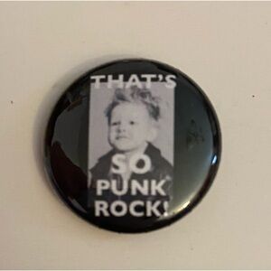 So Punk Rock Button pin